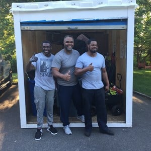Majestic Mover crew loading a residential moving truck in Allentown, PA